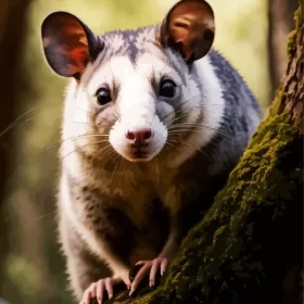 Opossum Animal Paint by Number