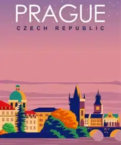 Prague Poster Paint by Number