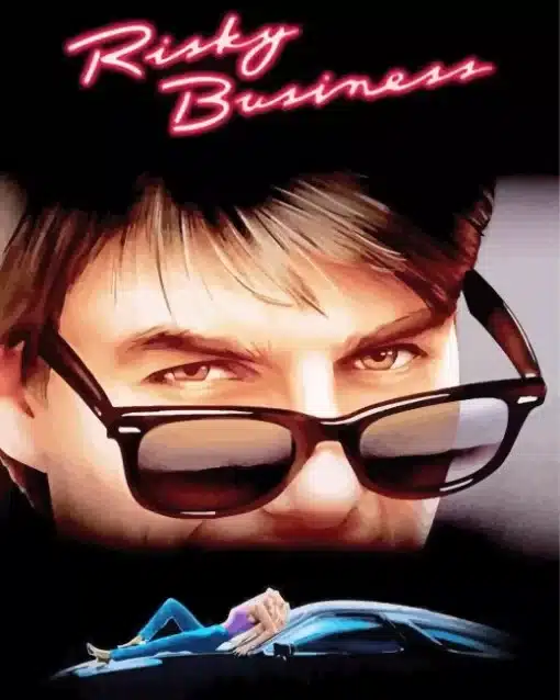 Risky Business Tom Cruise Paint by Number