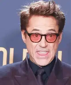 Cool Robert Downey Jr Paint by Number