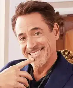 Robert Downey Jr Actor Paint by Number