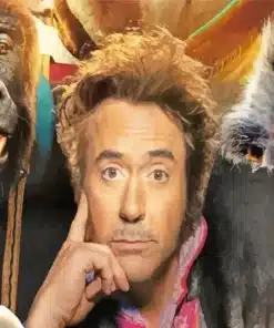 Robert Downey Jr Dolittle Paint by Number