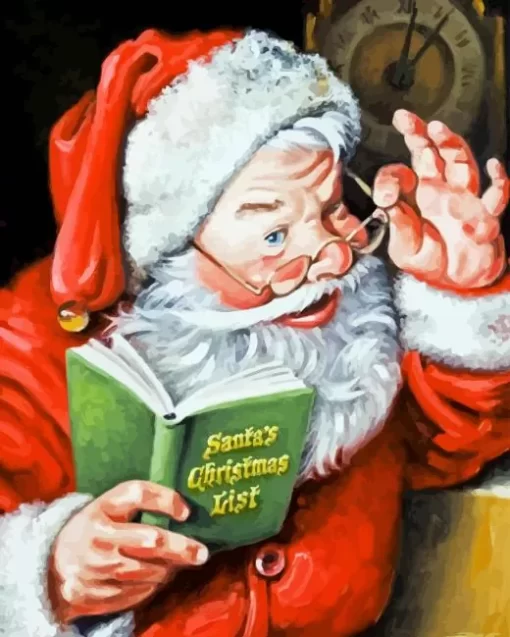 Santa Claus Paint by Number