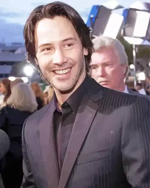 Stylish Keanu Reeves Paint by Number