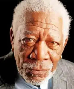 The Actor Morgan Freeman Paint by Number