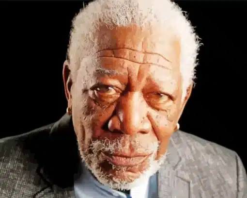 The Actor Morgan Freeman Paint by Number