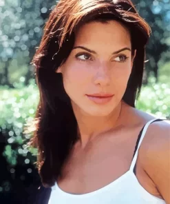 Young Sandra Bullock Paint by Number