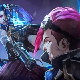 Jinx And Vi Paint by Number