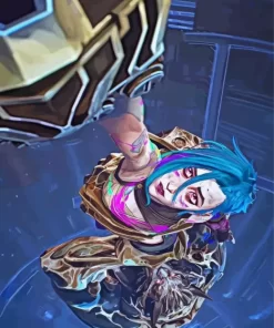 Jinx Last Scene Paint by Number