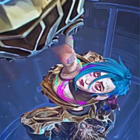 Jinx Last Scene Paint by Number