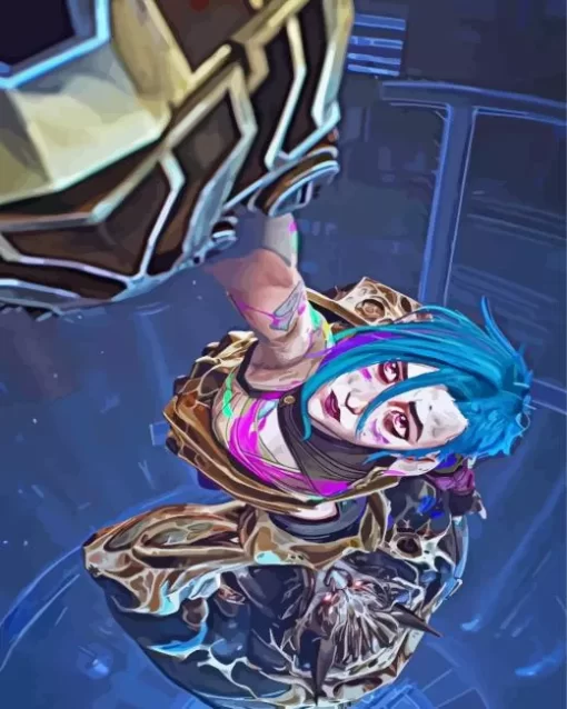 Jinx Last Scene Paint by Number