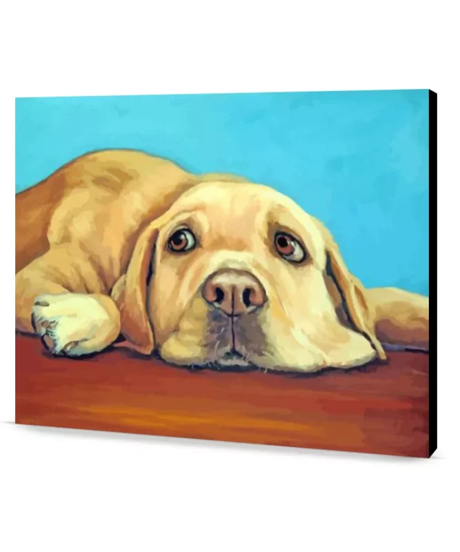 Labrador Retriever easel