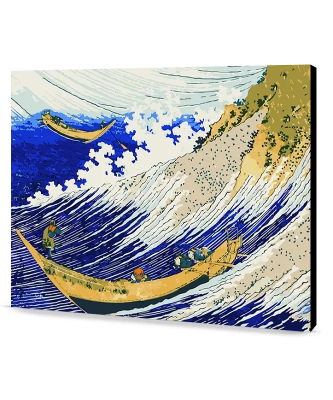 Ocean Waves Art easel