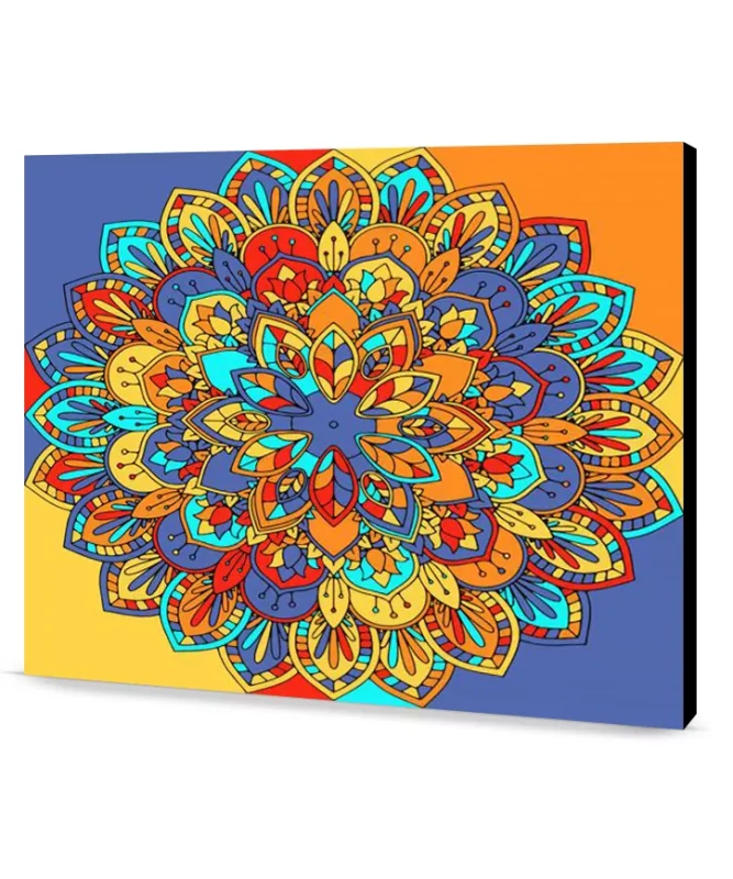 Radiant Mandalas Art easel