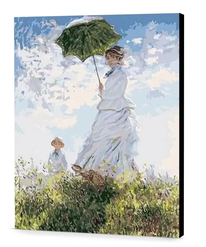 Woman with a Parasol easle