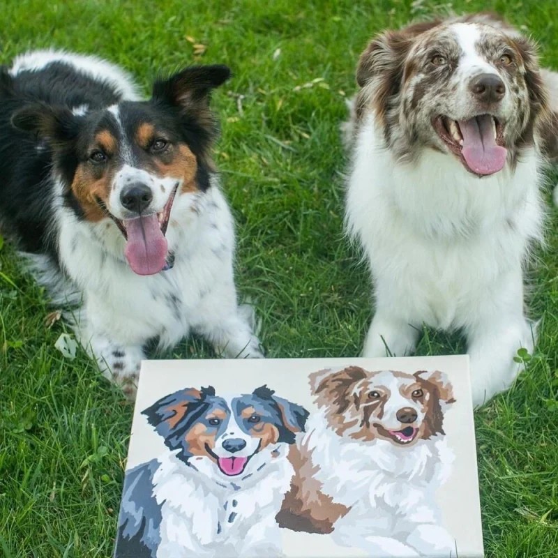 custom dog painting