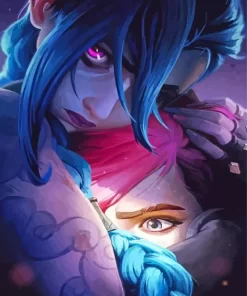 Jinx And Vi Arcane Paint by Number