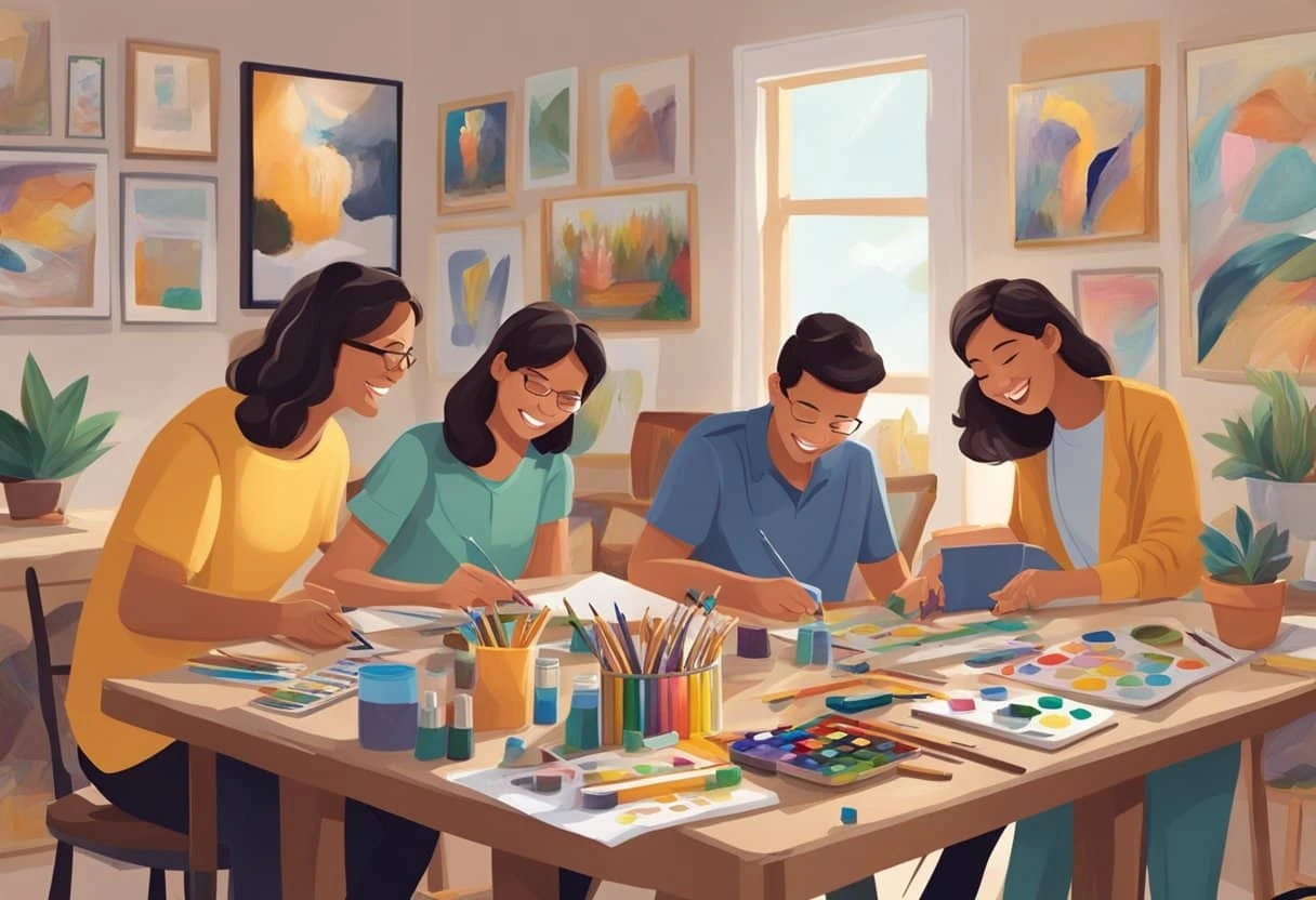 Strengthen Family Ties by Painting Together