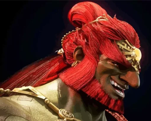 Ganondorf Zelda Paint by Numbers