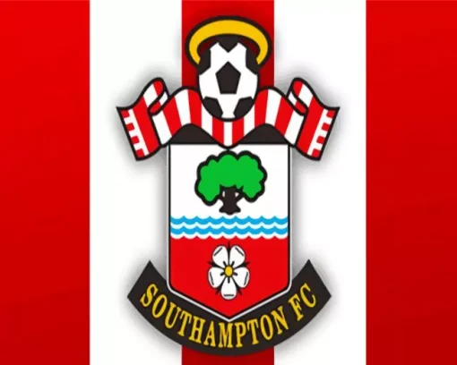 Southampton FC Logo Art Paint by Numbers
