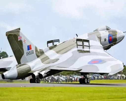 Vulcan Planes Military Paint by Numbers