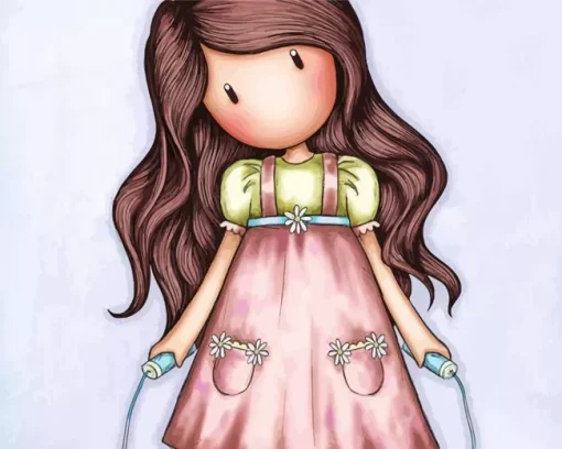 Cute Doll Paint by Numbers