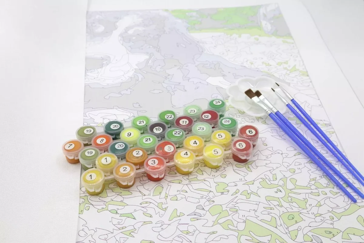 easy paint by numbers kits