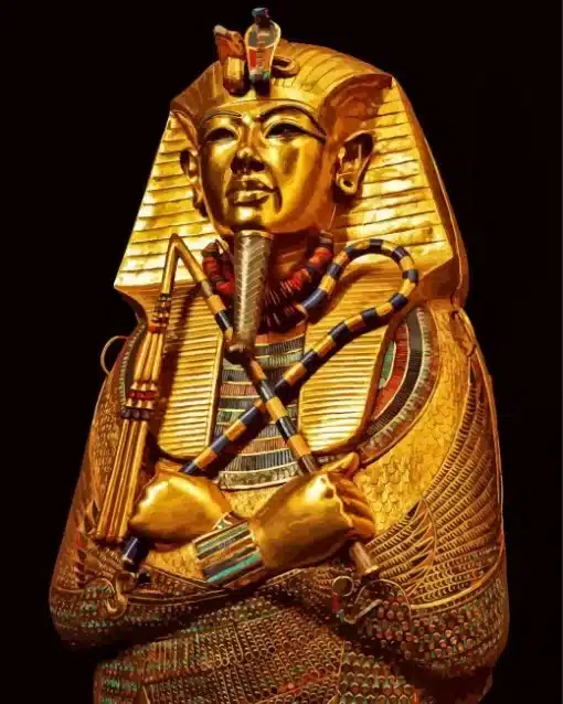 The Innermost Coffin of King Tutankhamun Paint by Numbers