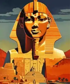 Egyptian Tutankhamun Paint by Numbers