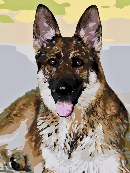 Custom Pet Paint by Numbers 1
