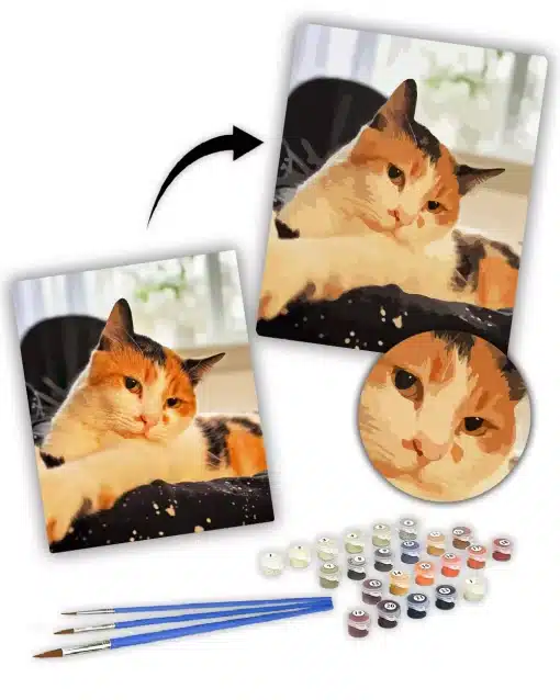 Custom Pet Paint by Numbers