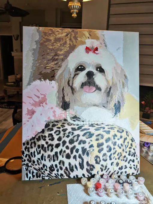 Custom Pet Paint by Numbers 6