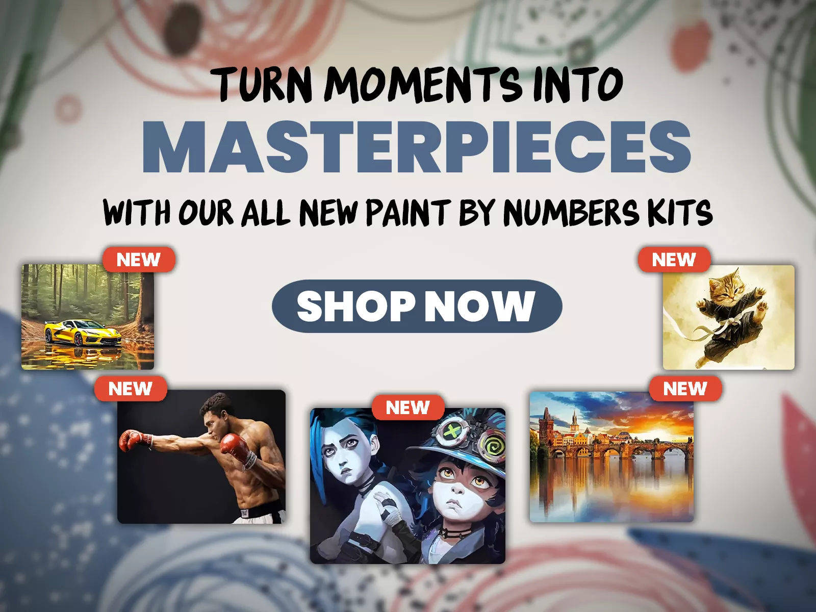 modern paint by numbers