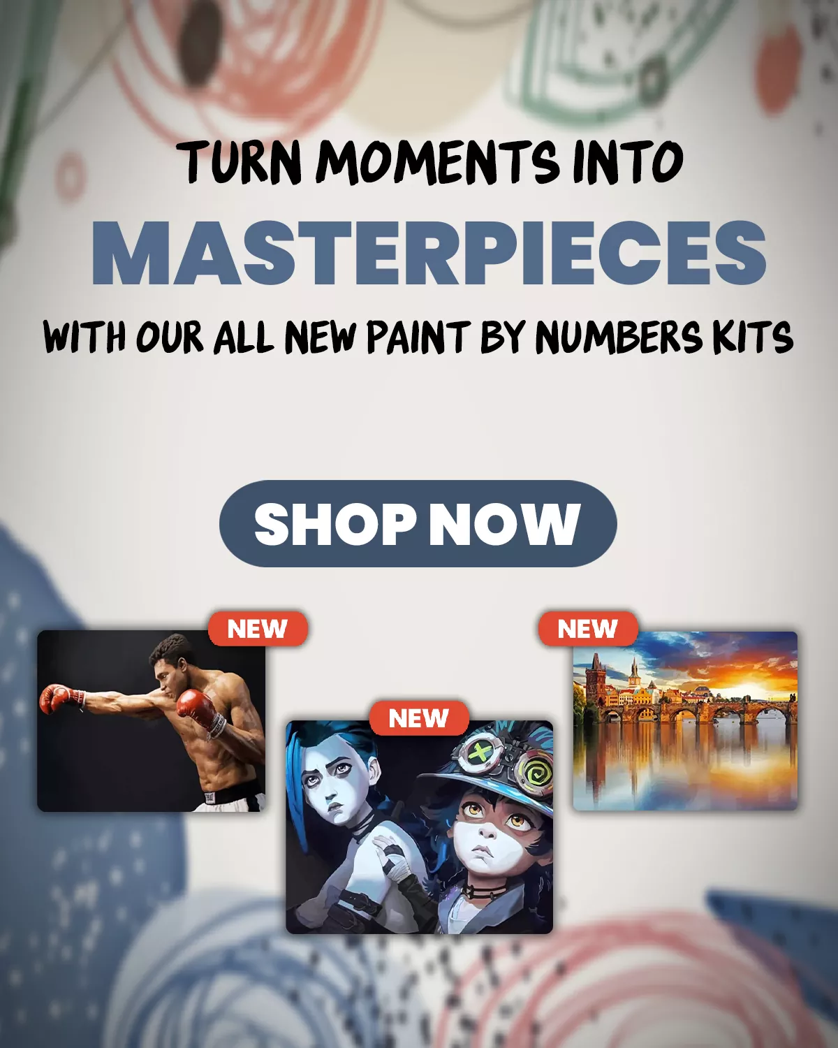 modern paint by numbers