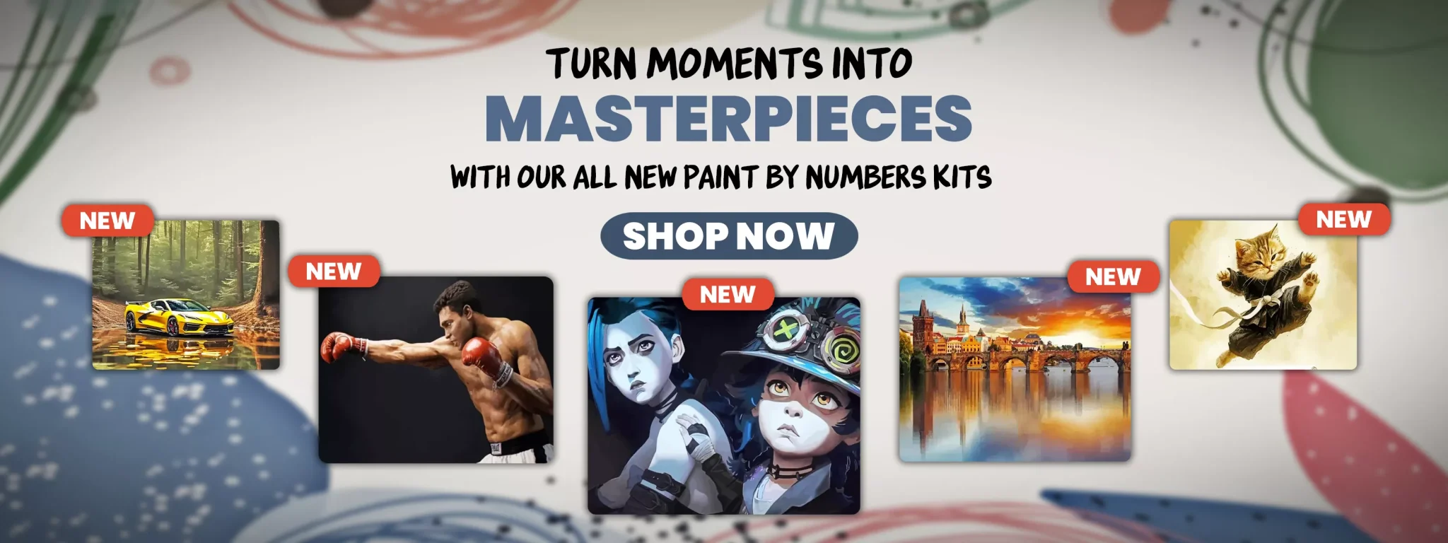 modern paint by numbers