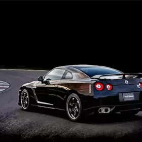 Black Nissan Art Paint by Numbers 