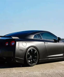 Dark Nissan Art Paint by Numbers