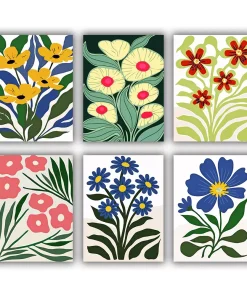 Floral Harmony Mini Paint by Numbers