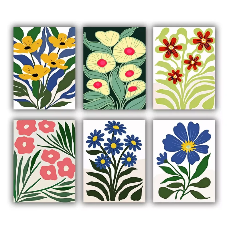 Floral Harmony Mini Paint by Numbers