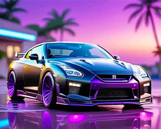 Cool Nissan Paint by Numbers