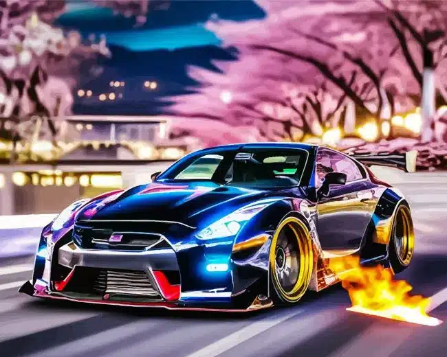 Nissan In Japan Paint by Numbers