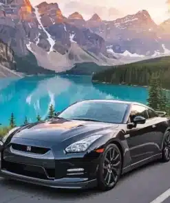 Black Nissan In Canada Paint by Numbers