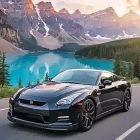 Black Nissan In Canada Paint by Numbers 