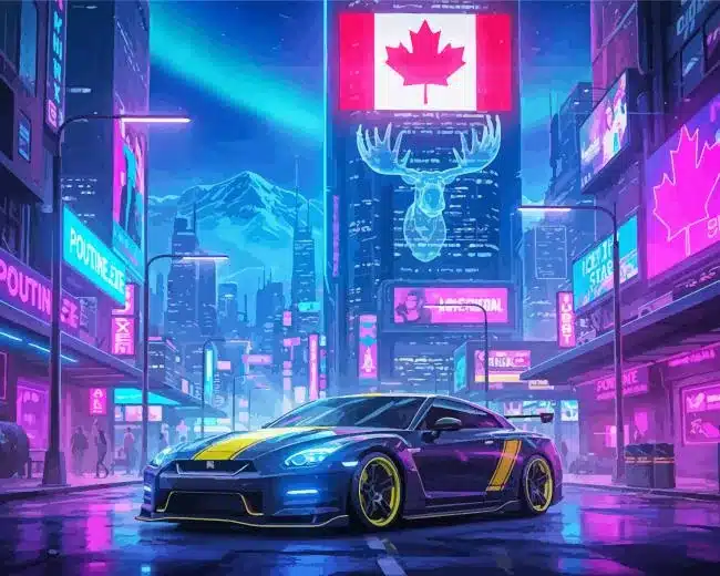 cool canadian nissan paint by numbers Cool Canadian Nissan Paint by Numbers