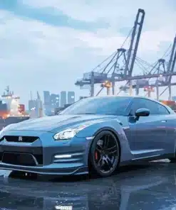 Grey Nissan Paint by Numbers