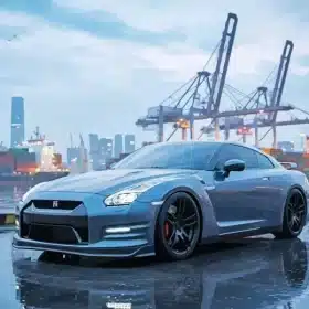 Grey Nissan Paint by Numbers 