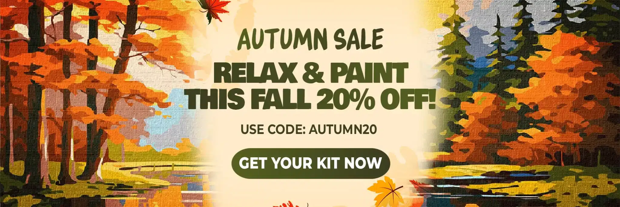 modern paint by numbers autumn sales