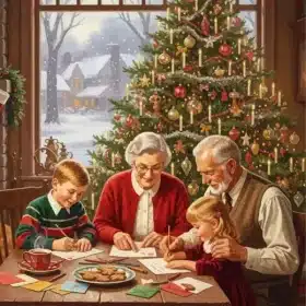 A Christmas Wish List Paint by Numbers 