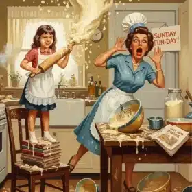 A Flour Disaster Paint by Numbers