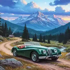 Deep Woods Drive Paint by Numbers 